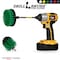 Drill Brush Power Scrubber By Useful Products 5 in W 5 in L Brush, Green G-S-4M-5X-QC-DB - alternate 2